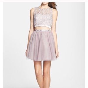 Sequin Hearts Two Piece Set